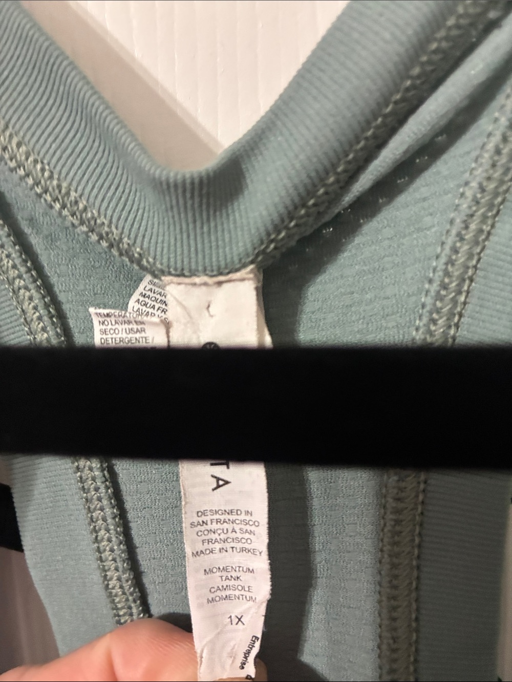 Athleta Momentum Tank Tops, Purple Sage Teal Racer Back Women's 1X Bundle of 3 - Picture 6 of 16